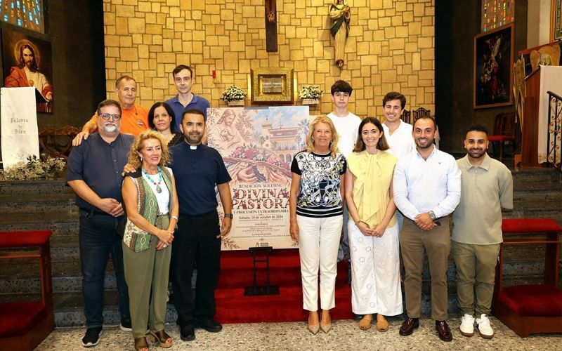 La nueva imagen de la Divina Pastora recorrerá las calles de Marbella el próximo 10 de octubre en una procesión extraordinaria