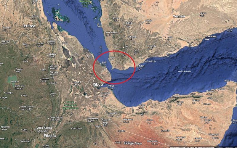 Los hutíes se hacen con el control del estrecho de Bad Al Mandeb