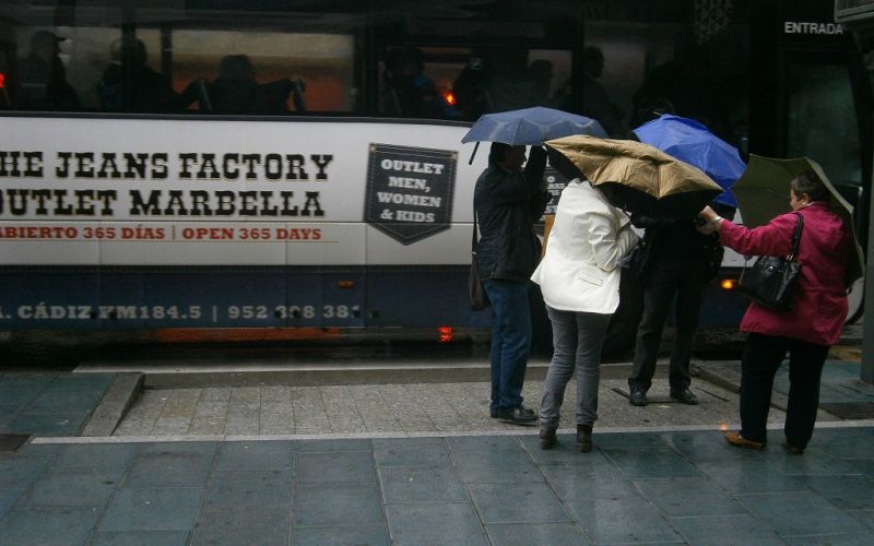 Noche sin incidencias destacadas por las precipitaciones en Andalucía