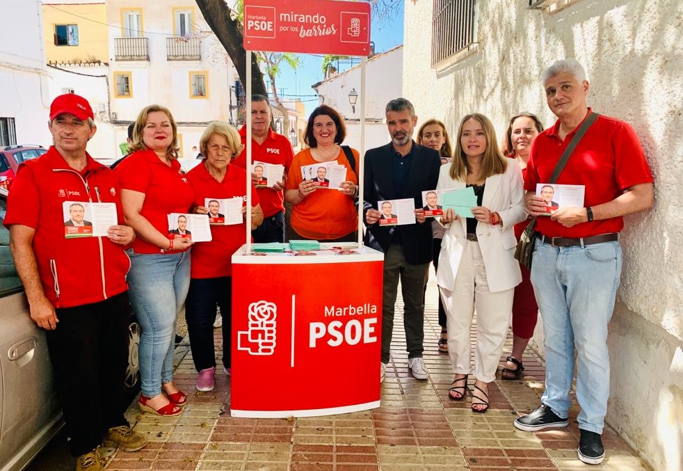 ALICIA MURILLO PSOE VISITA MARBELLA 03 JUNIO 22 1