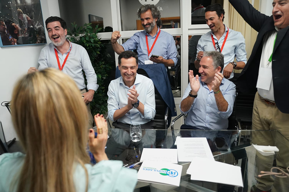 ELECCIONES ANDALUCÍA PP VICTORIA 19 JUNIO 22 1