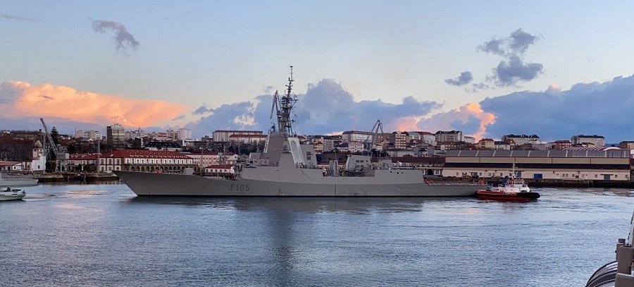 FRAGATA CRISTÓBAL COLÓN 1 09 ENERO 21