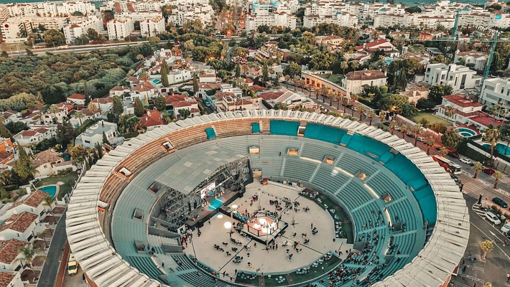 Imagen aerea Marbella Arena