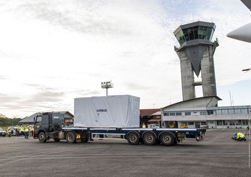 SEOSAT Ingenio ready for transport to the Guiana Space Centre