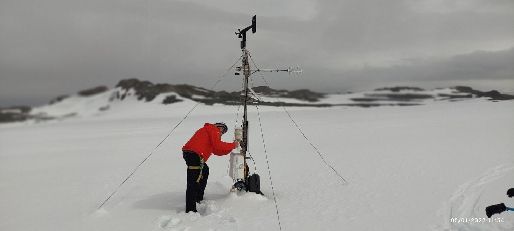 campaña antártica meteorología
