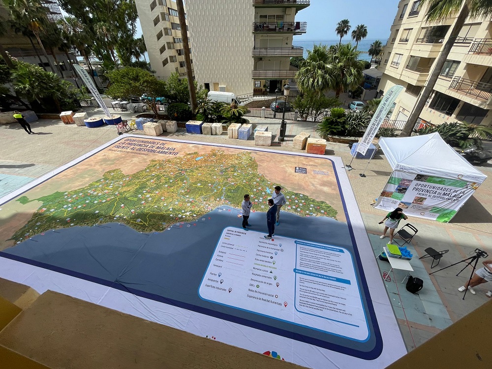 mapa gigante interactivo