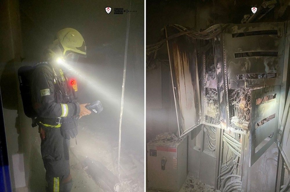Extinguido un incendio en una residencia de ancianos de Estepona sin que se hayan producido daños personales