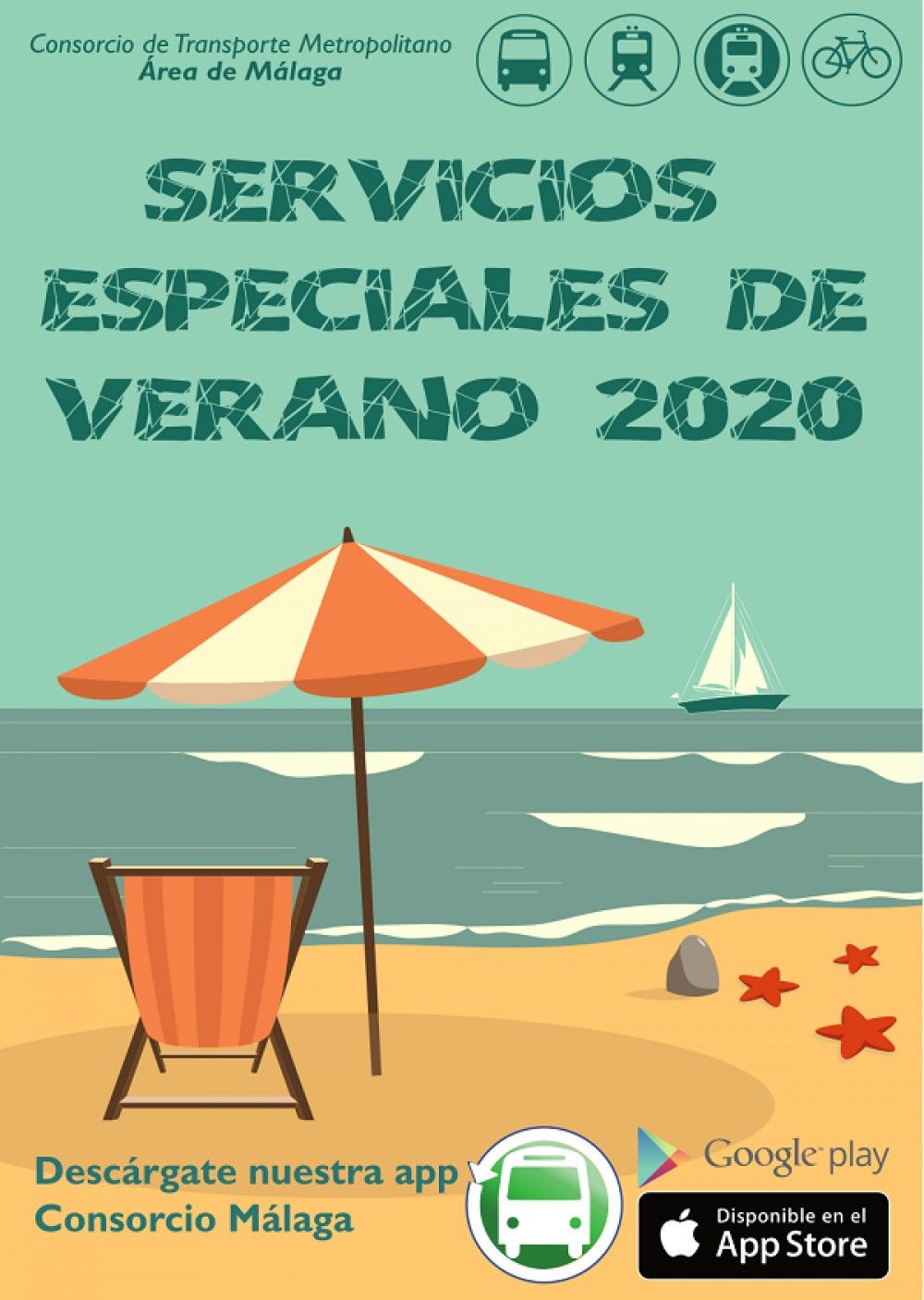 El Consorcio de Transporte del Área Metropolitana de Málaga pone en marcha los servicios de refuerzo para el verano