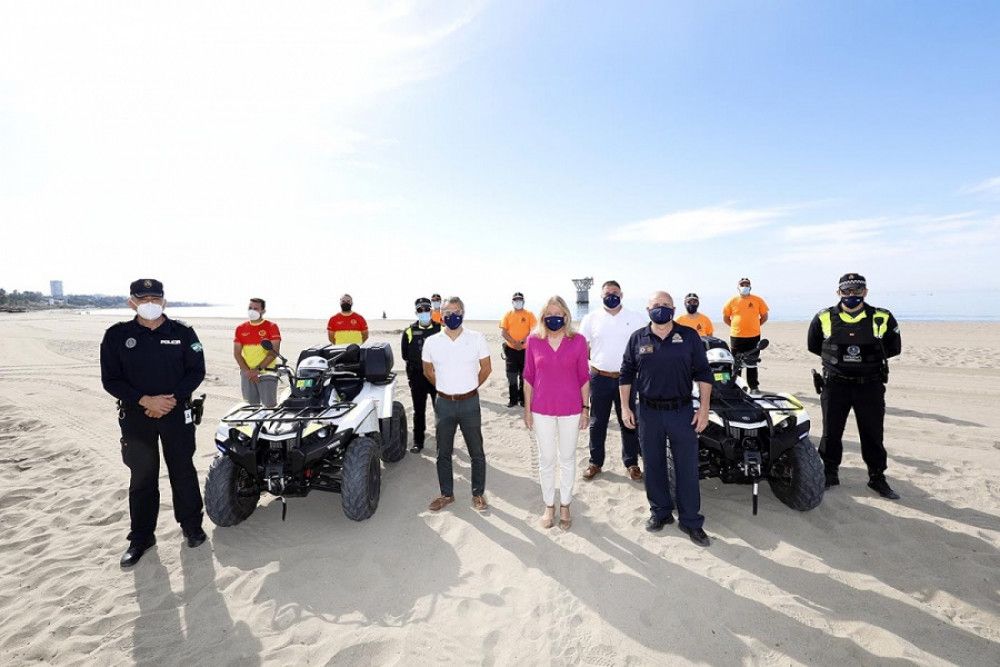 Las playas de Marbella permanecerán cerradas desde las 24.00 hasta las 06.00 horas como medida preventiva contra el COVID