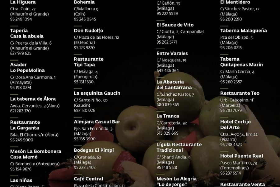 ‘Sabor a Málaga’ presenta la segunda edición de las jornadas gastronómicas \'Tapeando con la Aloreña\'