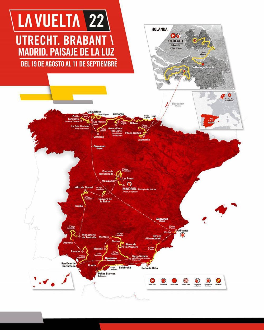 La duodécima etapa de la Vuelta Ciclista a España transcurrirá el próximo 1 de septiembre por Marbella y afectará al tráfico desde su llegada a la A-355 hasta pasado el túnel de San Pedro Alcántara