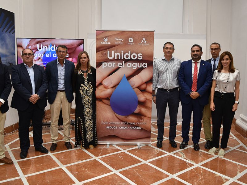 La Junta y las empresas públicas de agua de Málaga y Campo de Gibraltar ponen en marcha la campaña “Unidos por el agua”