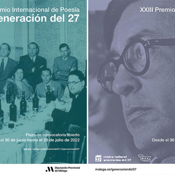 La Diputación de Málaga abre la convocatoria de los premios internacionales de poesía Generación del 27 y Emilio Prados