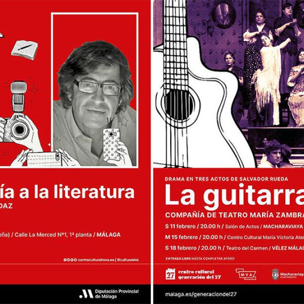 El centro cultural Generación del 27’ de la Diputación organiza un coloquio con los periodistas Cristóbal Manuel y Pablo Ordaz y la representación teatral de La Guitarra’