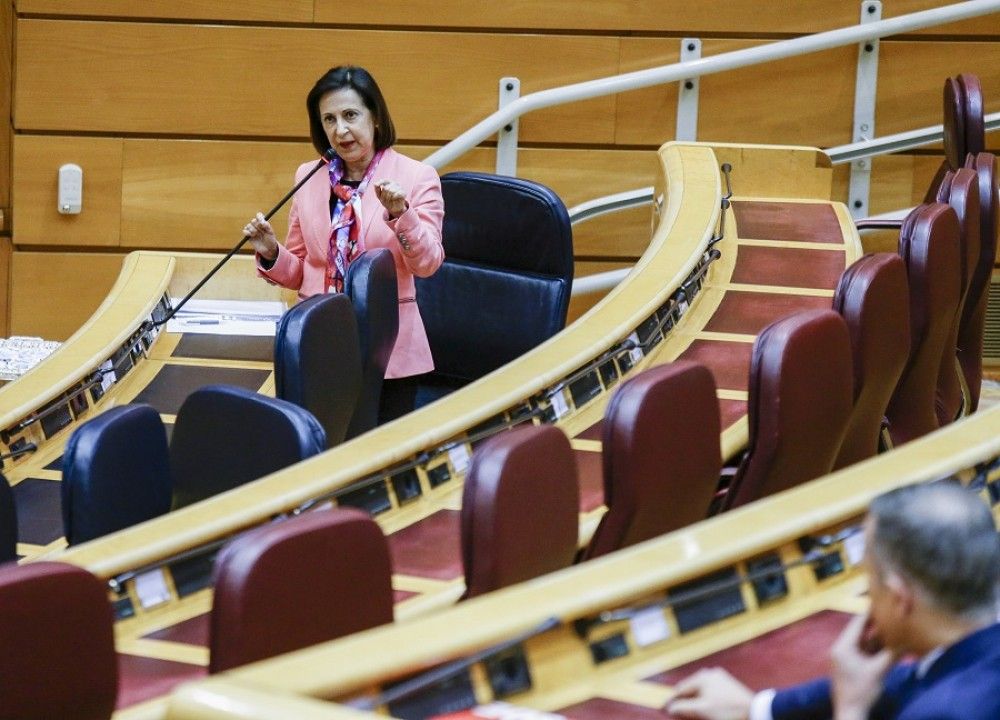 La ministra de Defensa asegura en el Senado que la Operación Balmis ha sido “una pieza esencial” para salvar vidas