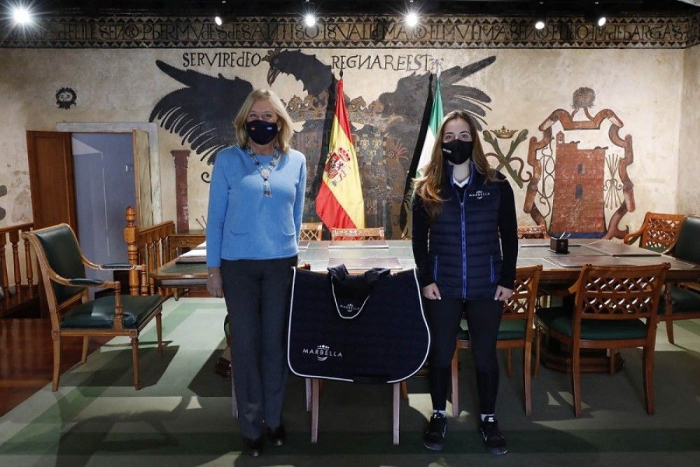 La jinete Marta Mesa se suma al programa de patrocinio deportivo Marca Marbella