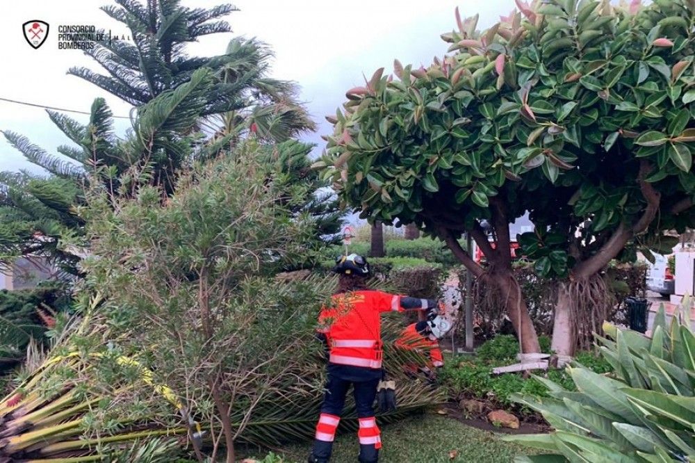 El Consorcio de Bomberos realiza cuarenta intervenciones en las últimas 24 horas relacionadas con las fuertes lluvias