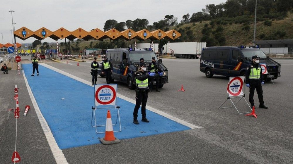 España y Portugal cierran parcialmente su frontera terrestre por el COVID a partir de esta madrugada