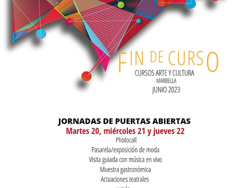 Los alumnos de Arte y Cultura organizan una programación especial de fin de curso con una veintena de actividades