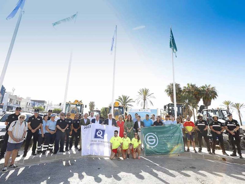 Marbella eleva a 18 las playas con el certificado Q’ de calidad turística y se sitúa a la cabeza del ranking nacional
