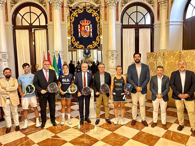 Presentado en el Ayuntamiento de Málaga el Victoria Málaga Open 1000 de pádel