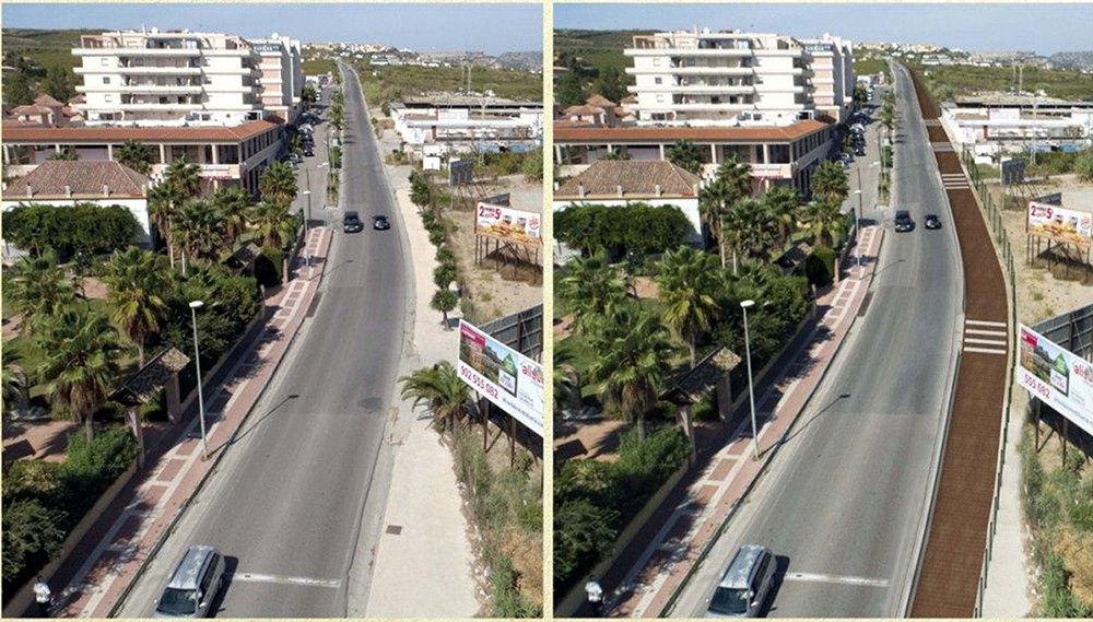 La Diputación destina 1,3 millones de euros a una senda peatonal entre Manilva y su barriada costera de San Luis de Sabinillas