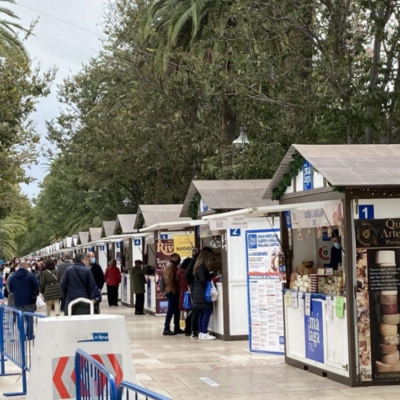 Más de 50.000 personas han visitado el Gran Mercado Sabor a Málaga durante el puente de diciembre