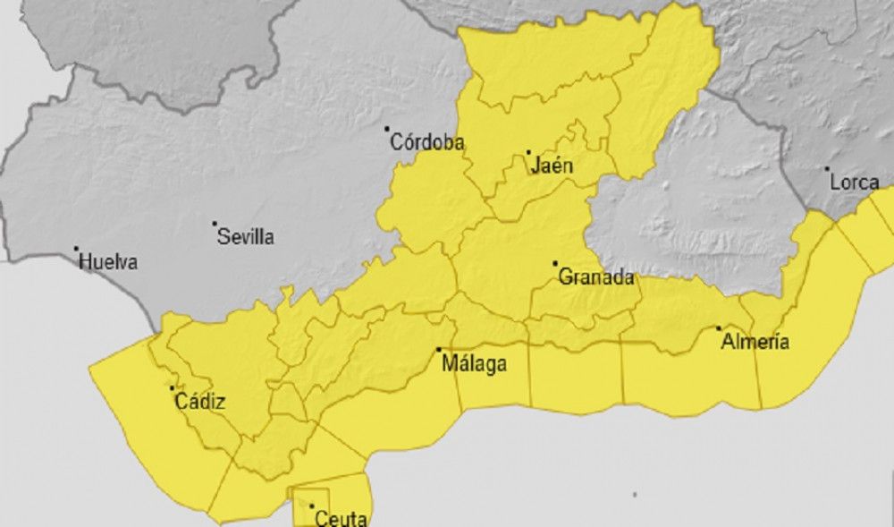 El Teléfono 112 coordina alrededor de 500 incidencias por la lluvia y el viento en Andalucía