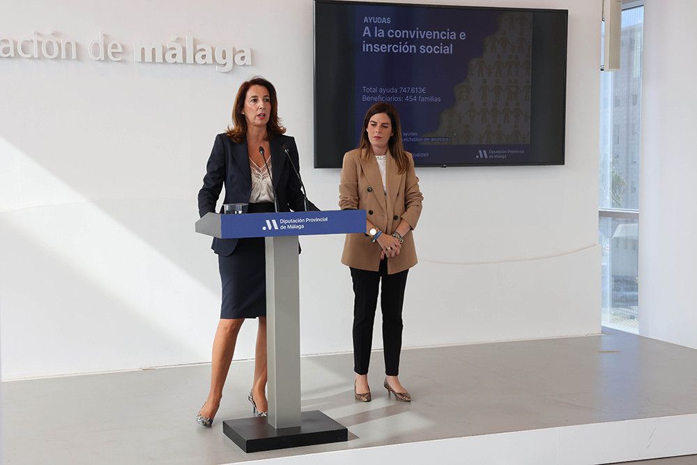 Un total de 454 familias de la provincia reciben ayudas para la convivencia e inserción social de la Diputación