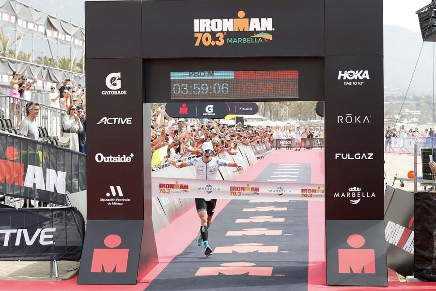 El 69% de los participantes en el Ironman 70.3 celebrado ayer eran extranjeros