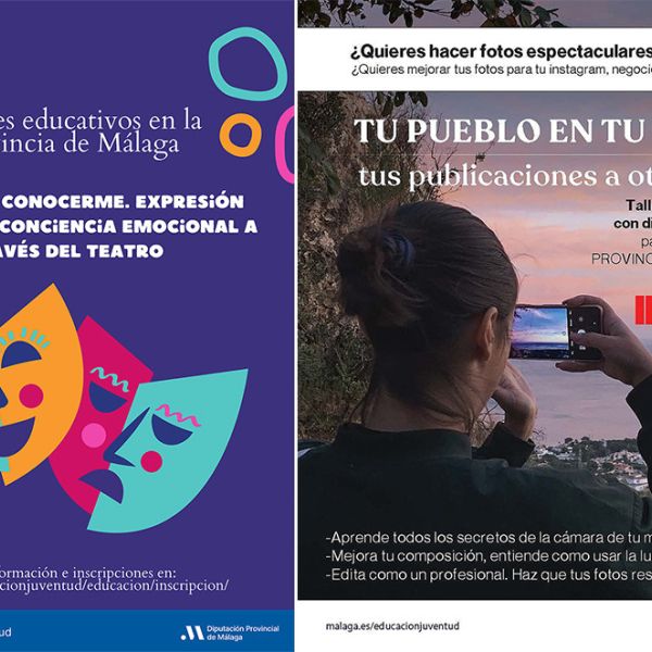 La Diputación organiza talleres de teatro y de fotografía con dispositivos móviles para niños y jóvenes de toda la provincia