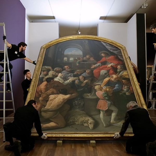 El triunfo de Job de Guido Reni, procedente de la catedral de Nôtre-Dame de París, cuelga ya en el Museo Nacional del Prado
