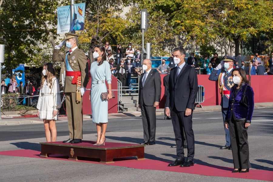Los reyes presiden el desfile por el Día de la Fiesta Nacional