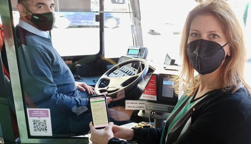 El Consorcio de Transporte implanta el pago con el teléfono móvil en las líneas interurbanas del área metropolitana de Málaga