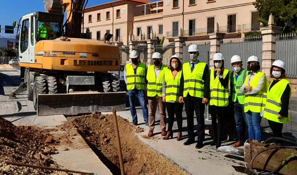 Las conducciones para conectar en Almería los depósitos de La Pipa y San Cristóbal rozan el 75% en solo 10 meses