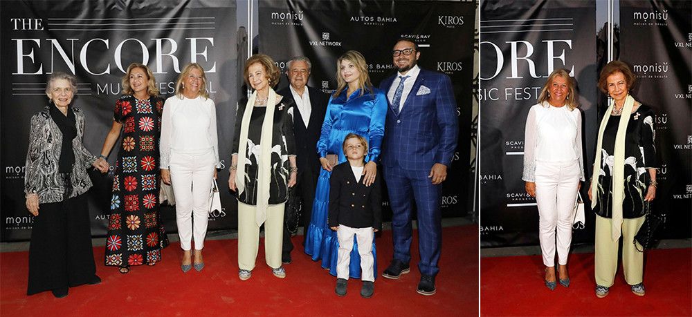 La reina Sofía visita Marbella para asistir a un concierto del director de orquesta Zubin Mehta