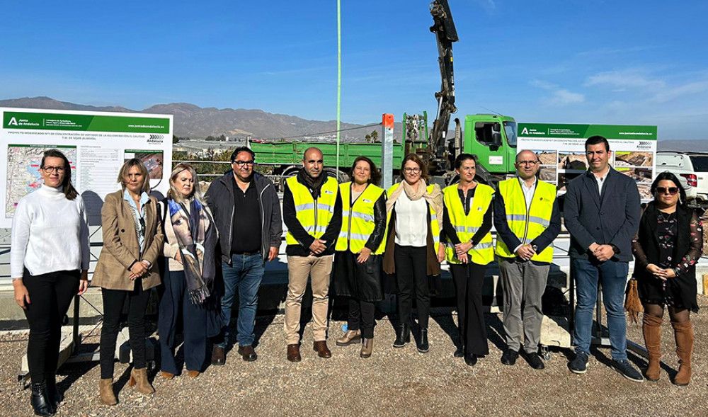 Las conducciones para agrupar los vertidos del Campo de Níjar superan ya el 80% de ejecución