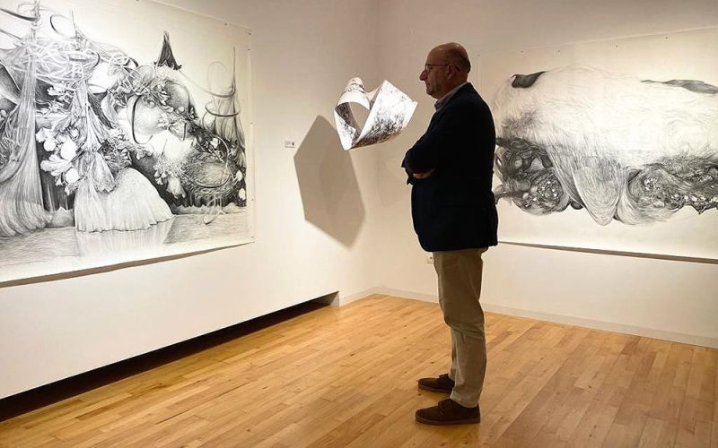 El MVA de la Diputación acoge la muestra INT22’ con obras de alumnos de Bellas Artes