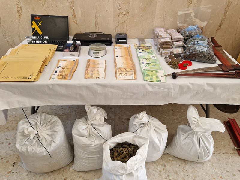La Guardia Civil realiza dos actuaciones contra el cultivo y tráfico de drogas en Alhaurín el Grande