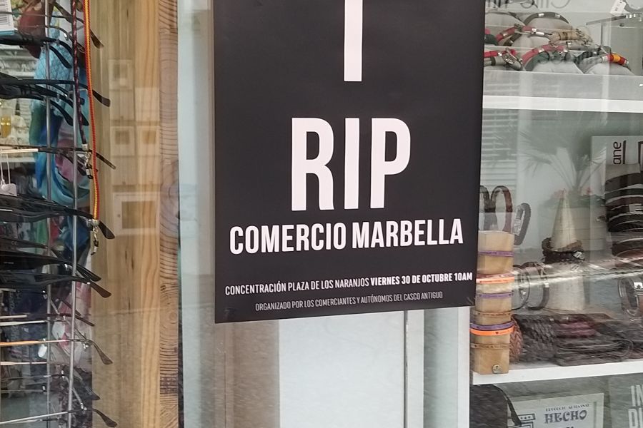 Comerciantes y hosteleros de Marbella advierten de que están al límite
