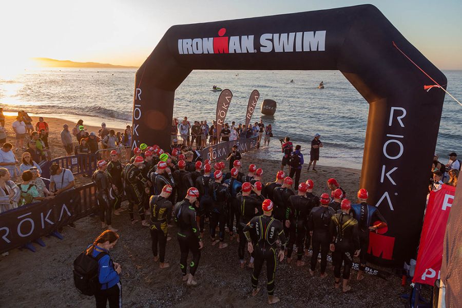 Los triatletas Nicolas Mann y Nikki Bartlett, campeones de la quinta edición del Iroman 70.3 Marbella