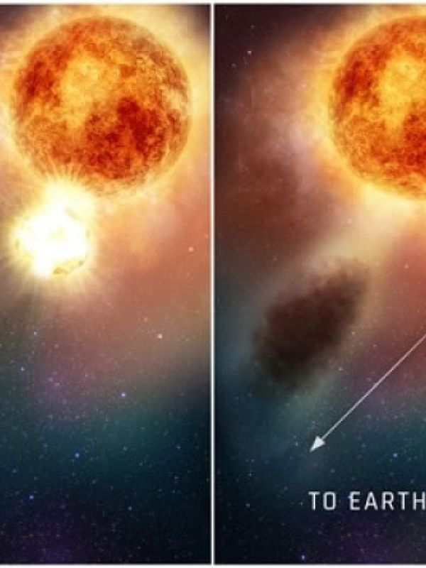 La atenuación de la estrella supergigante Betelgeuse está motivada por un estallido traumático