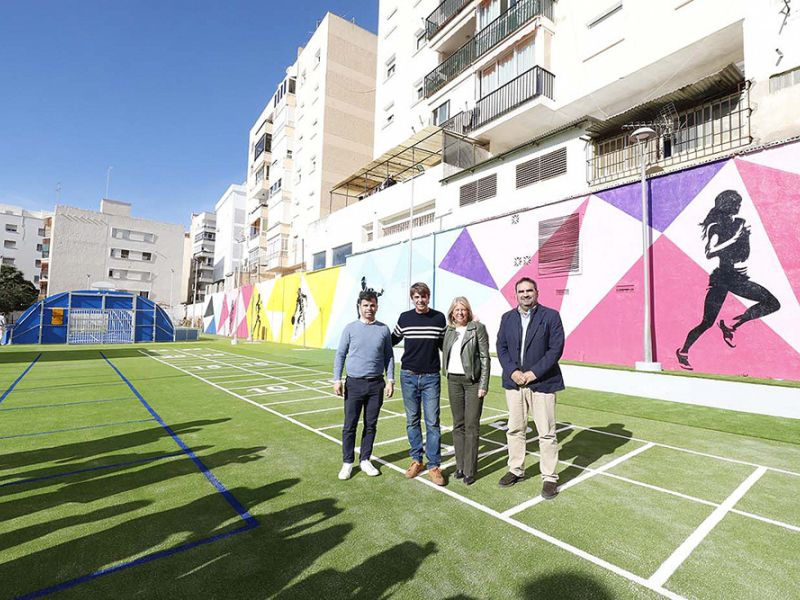 El Ayuntamiento amplía el complejo Francisco Norte anexionando una parcela de 1.700 metros cuadrados con nuevos equipamientos deportivos