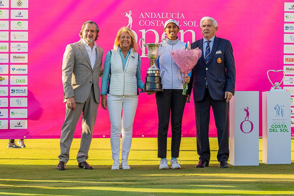 La jugadora india Aditi Ashok gana el Andalucía Costa del Sol Open de España