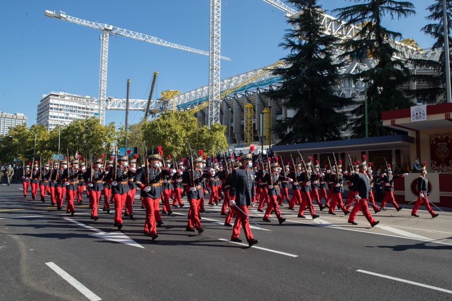 Los reyes presiden el desfile por el Día de la Fiesta Nacional