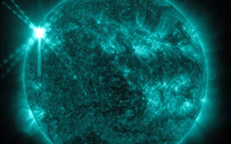 El Sol libera una fuerte llamarada solar de clase X