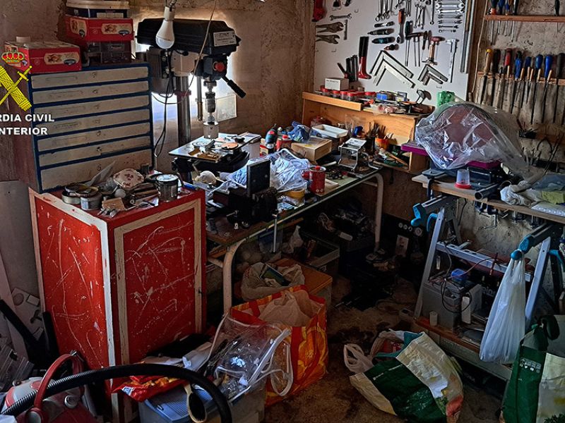 Detenidas dos personas por fabricación ilegal de explosivos en Murcia