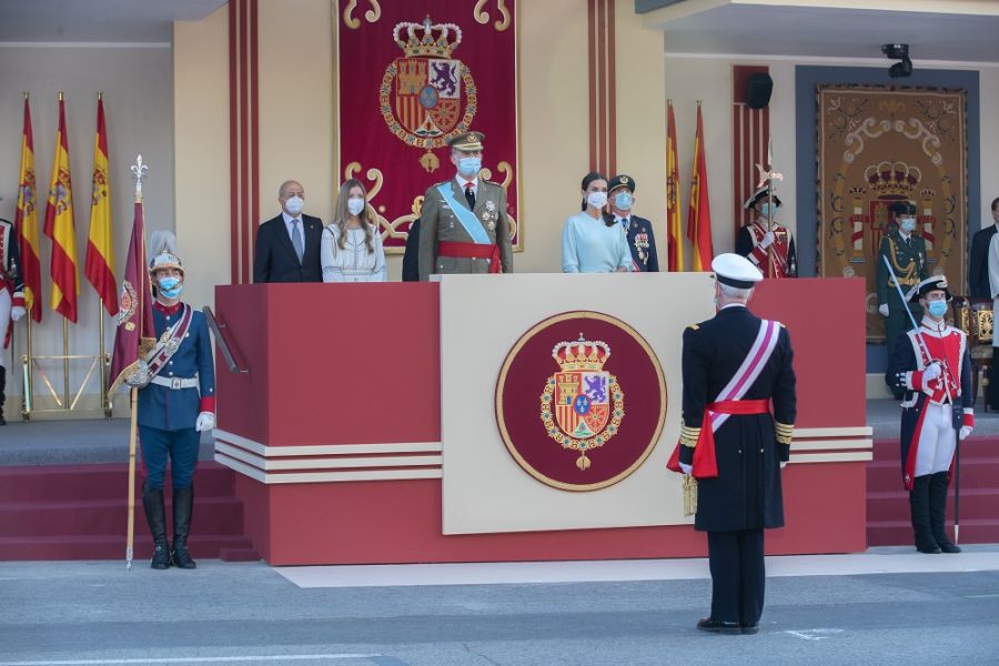 Los reyes presiden el desfile por el Día de la Fiesta Nacional