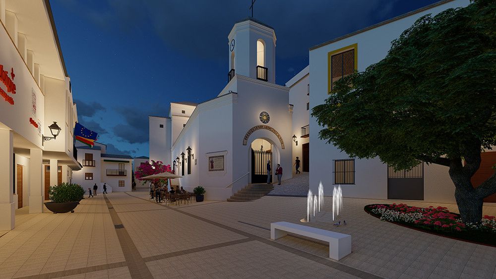 La Diputación diseña y financia con 230.000 euros la remodelación de la plaza de Andalucía en Jubrique