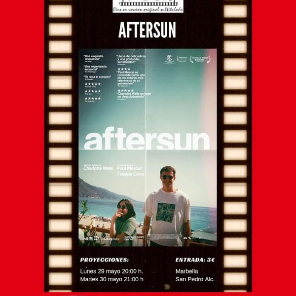 La temporada de primavera del Área de Cine se despide hoy con la proyección de la película Aftersun’